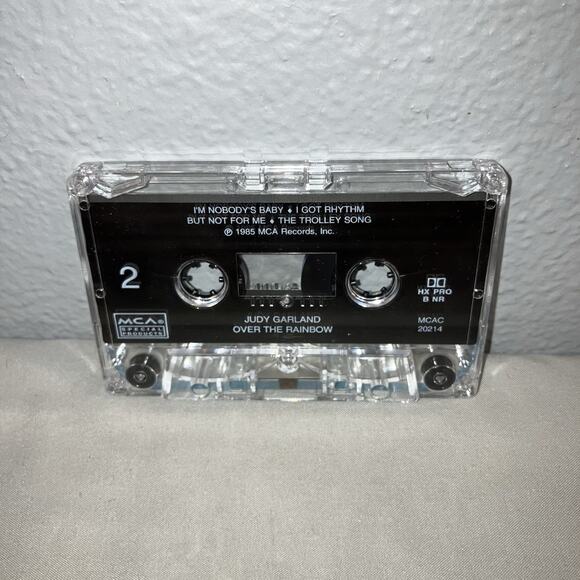 Tape Used Judy Garland Over The Rainbow Cassette Tape Song From The Wizard Of Oz - Picture 5 of 5